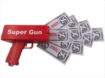 Súng Bắn Tiền Supreme Gun Money Full Box