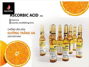 Vitamin C Ascorbic Acid hộp 50 tuýp-chống lão hóa,dưỡng trắng da